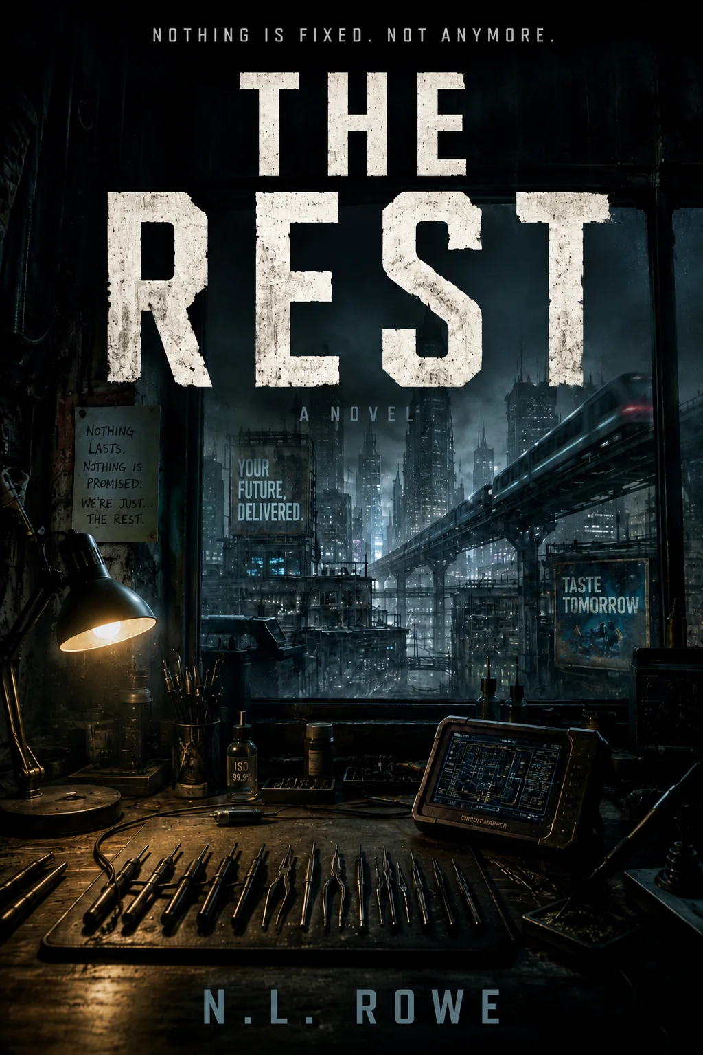 Cover of The Rest, a novel by N.L. Rowe